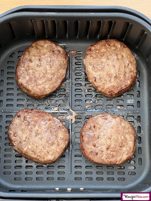 Recipe This Air Fryer Frozen Burgers