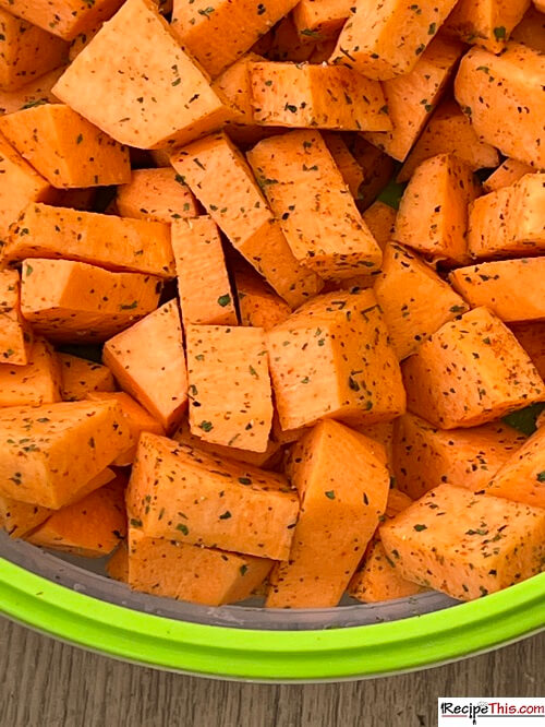 Recipe This Microwave Sweet Potato Cubes