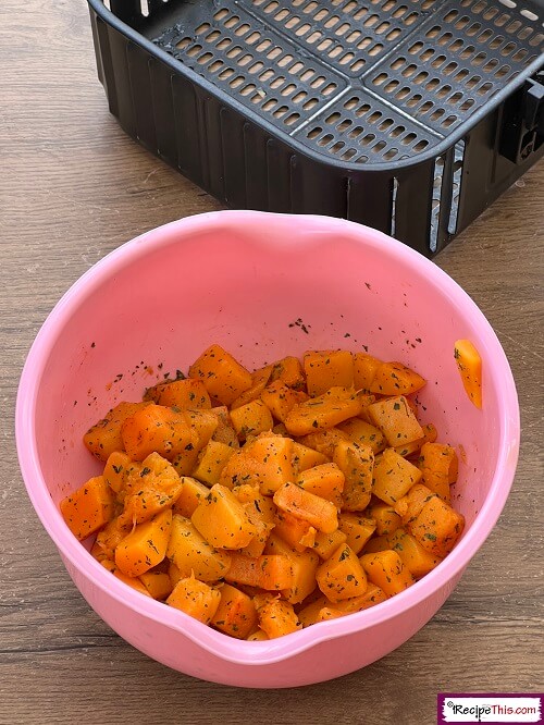 Recipe This Air Fryer Frozen Butternut Squash Cubes