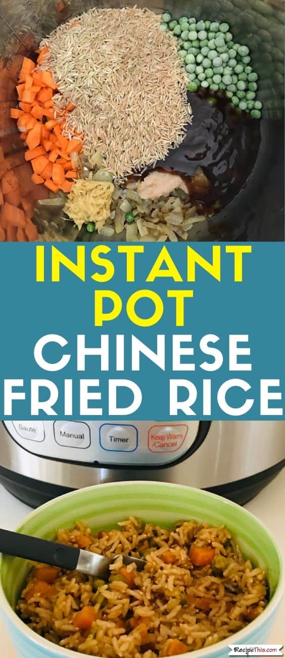 Instant Pot Chinese Fried Rice Recipe This