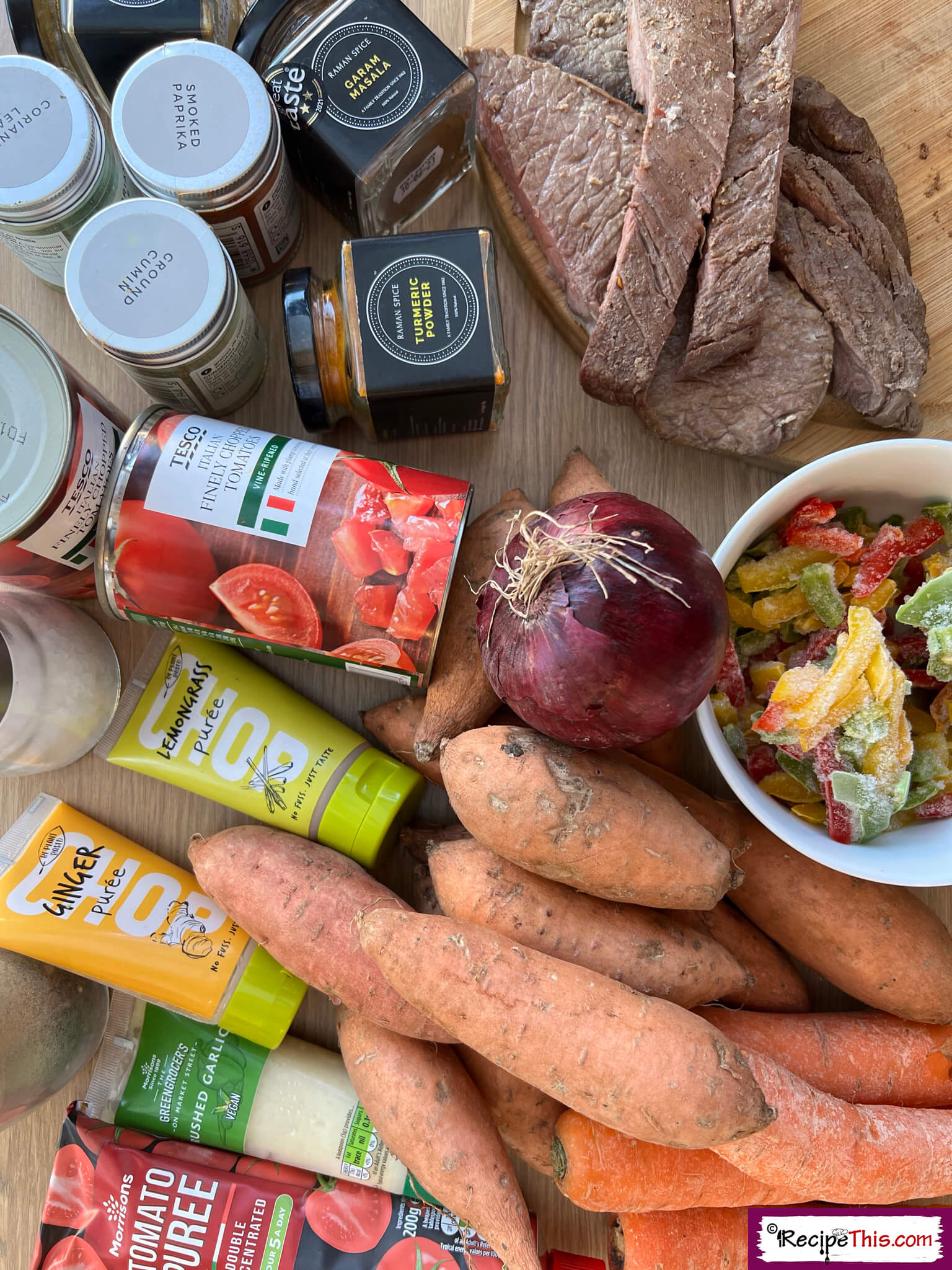 Recipe This Slow Cooker Leftover Beef Curry