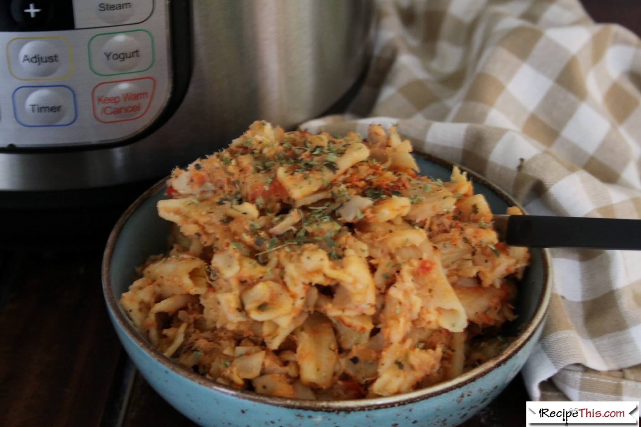 Recipe This Pressure Cooker Chicken Parmesan Pasta