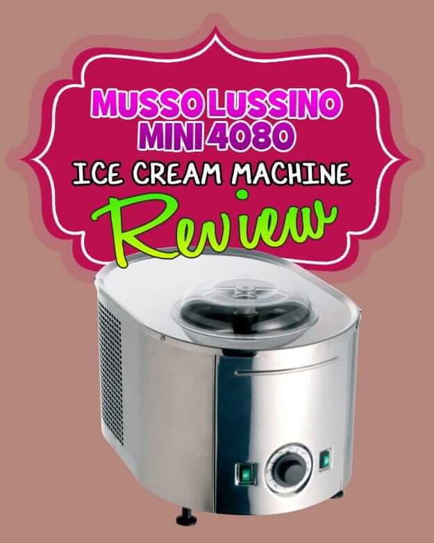 Recipe This musso lussino ice cream maker review
