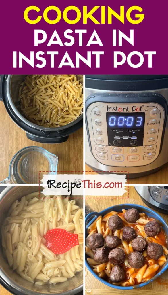 Recipe This Cooking Pasta In Instant Pot