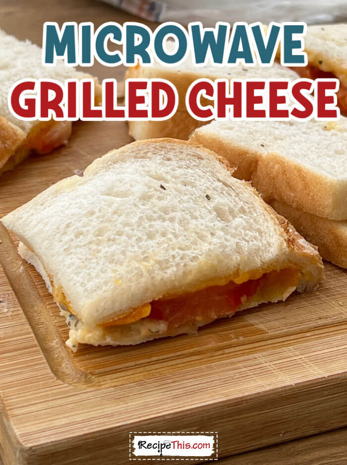 Recipe This Microwave Grilled Cheese
