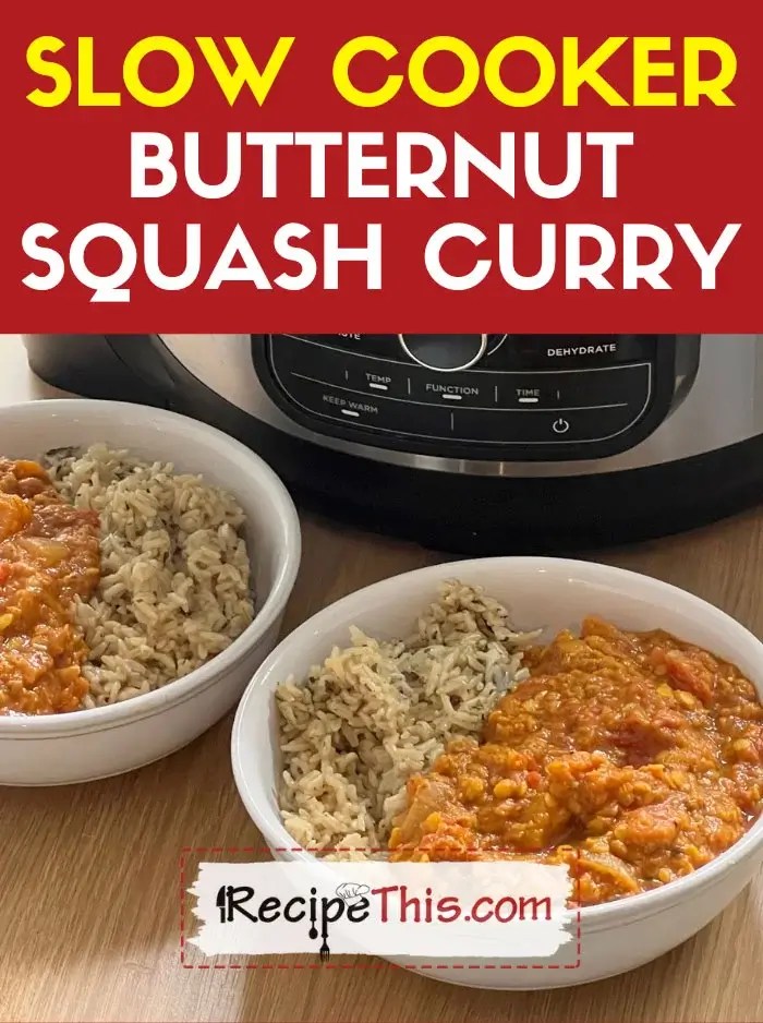 Recipe This Slow Cooker Butternut Squash Lentil Curry