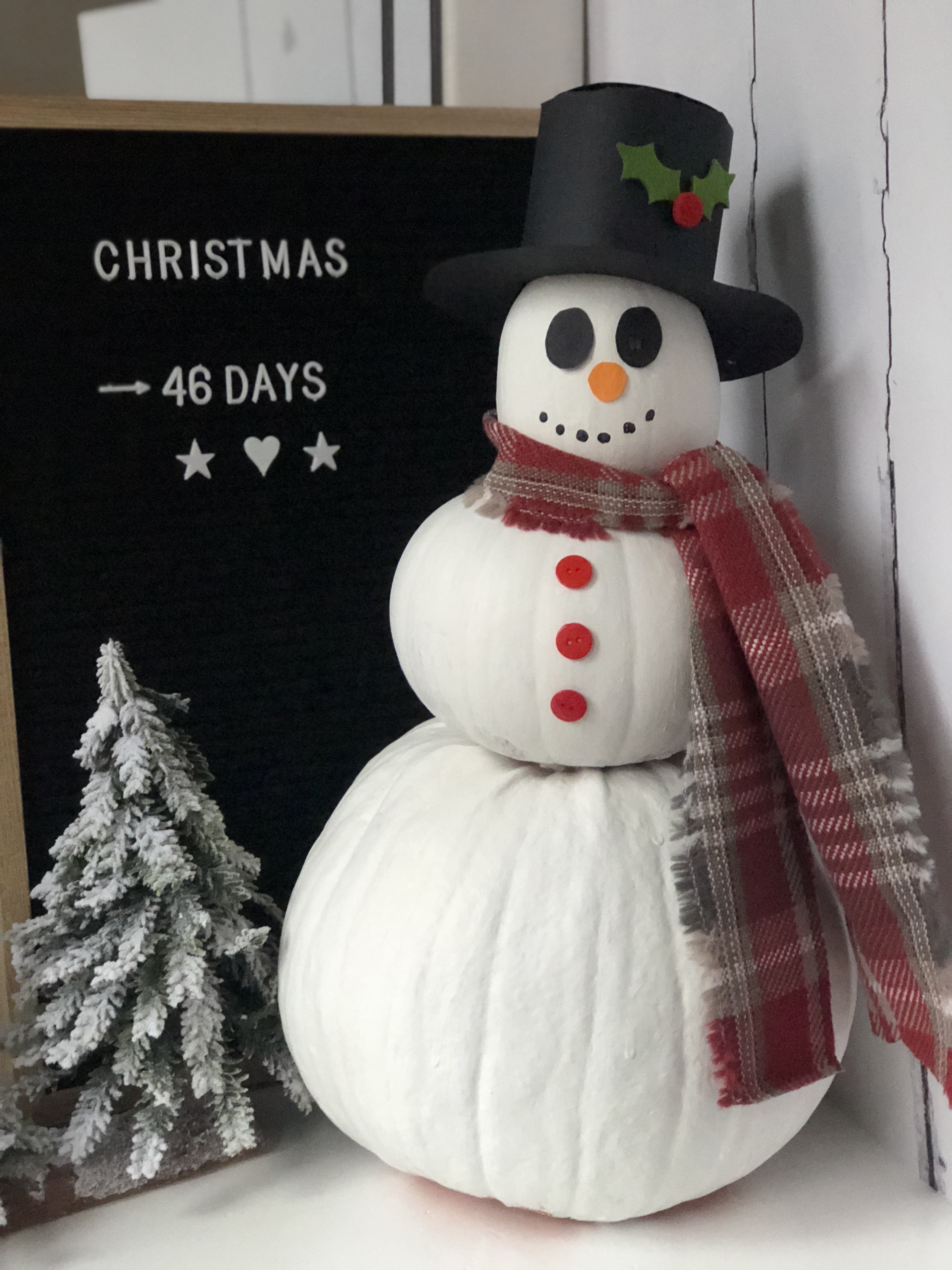 Make a pumpkin Snowman RecklessHen Tutorials