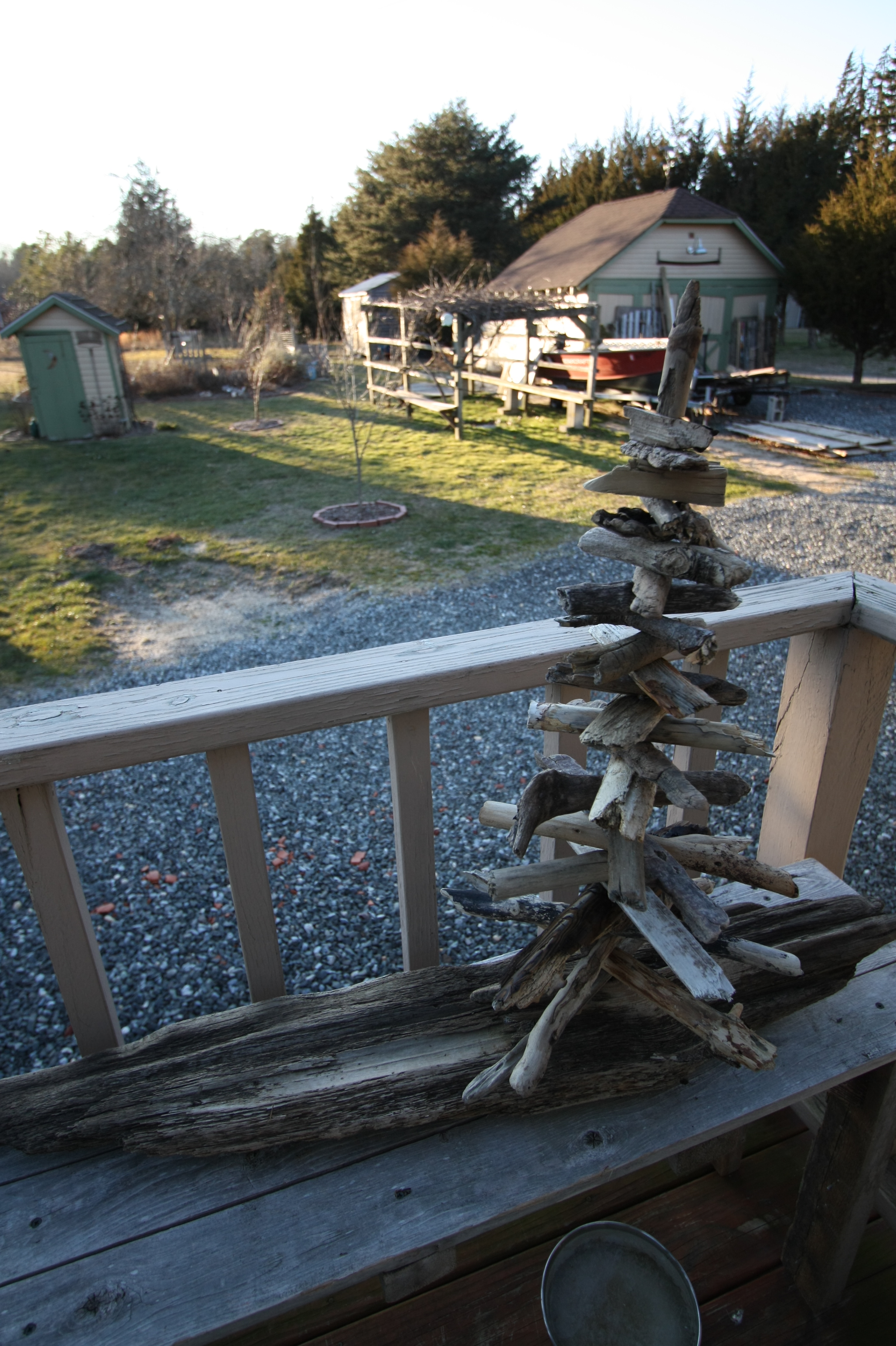 Large driftwood tree & a freshly framed print reclaimed LLC