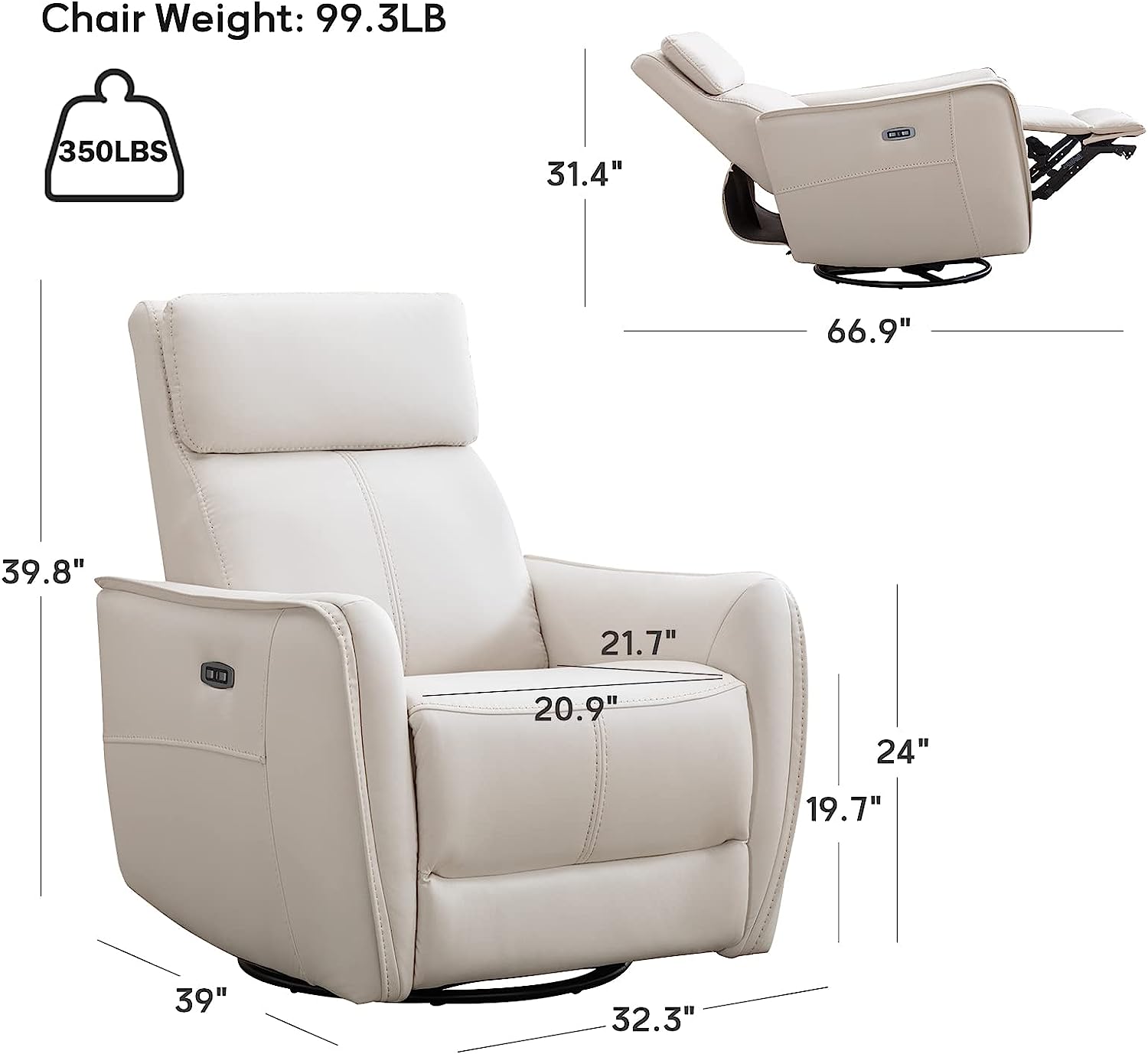ANJ Swivel Rocker Recliner Review