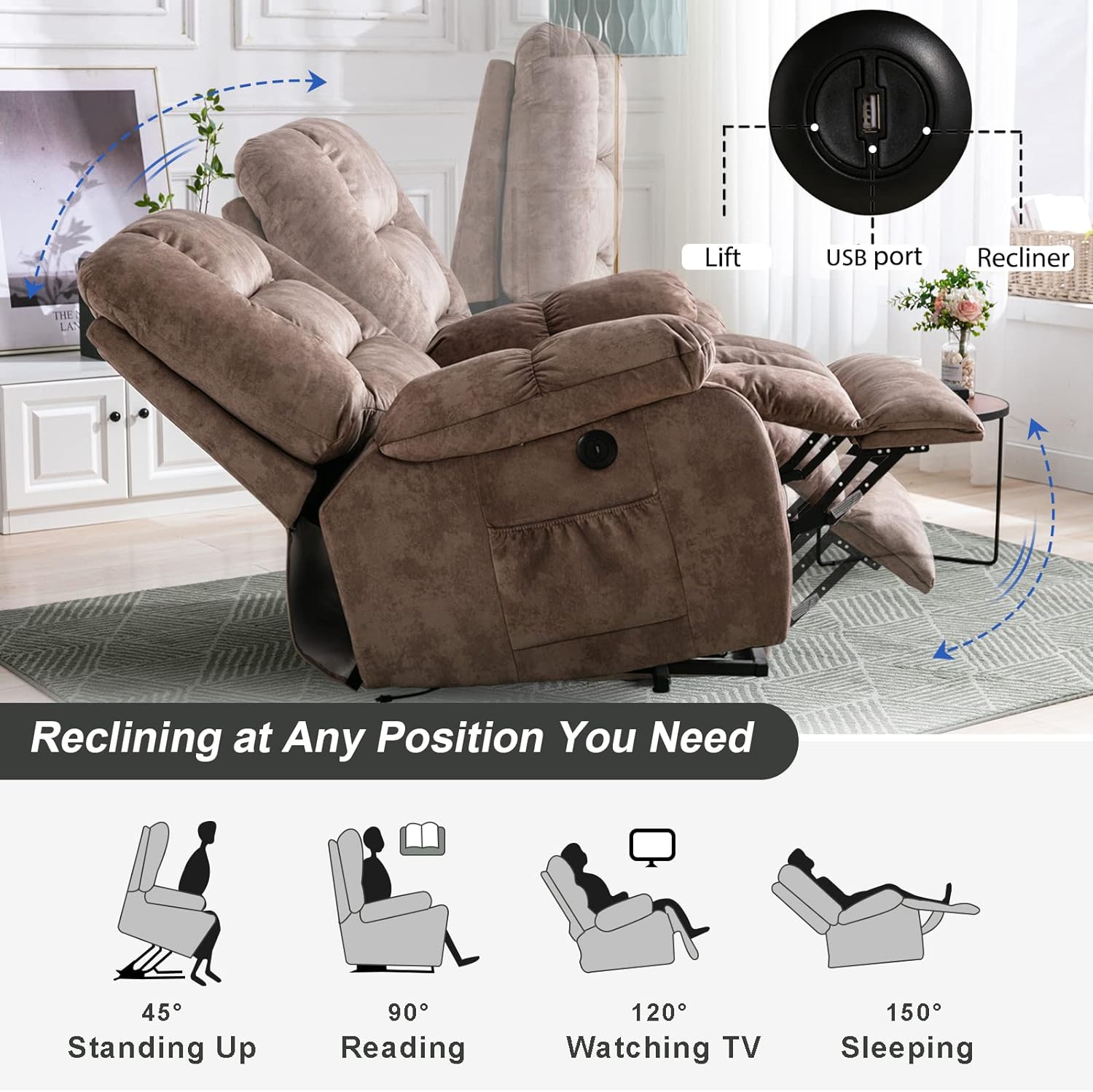 ANJ Big Power Lift Recliner Chair Review