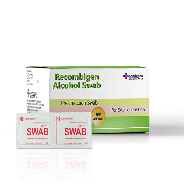 Clear & Sure 100 Sterile Alcohol Swabs