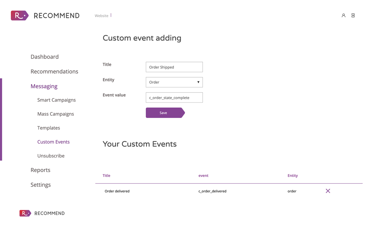 Customevent