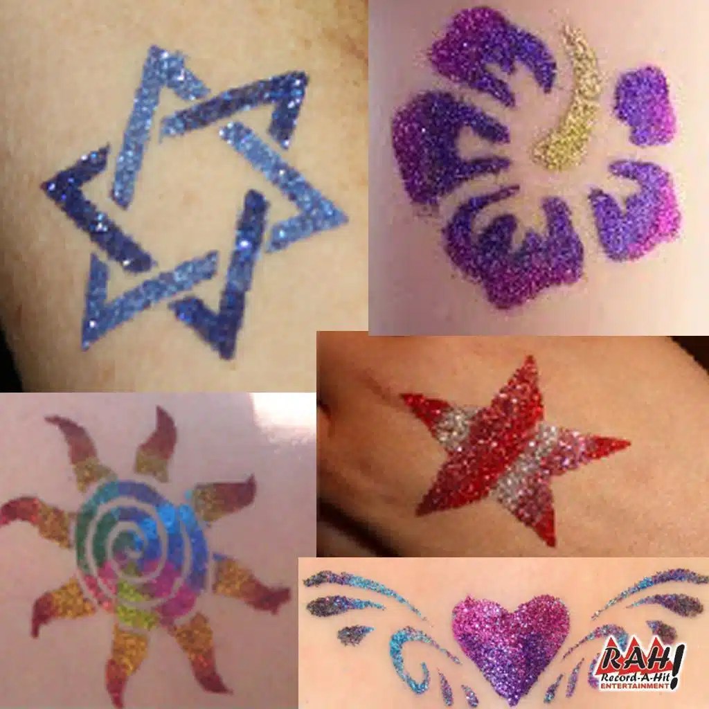 Glitter Tattoo Artists RecordAHit Entertainment