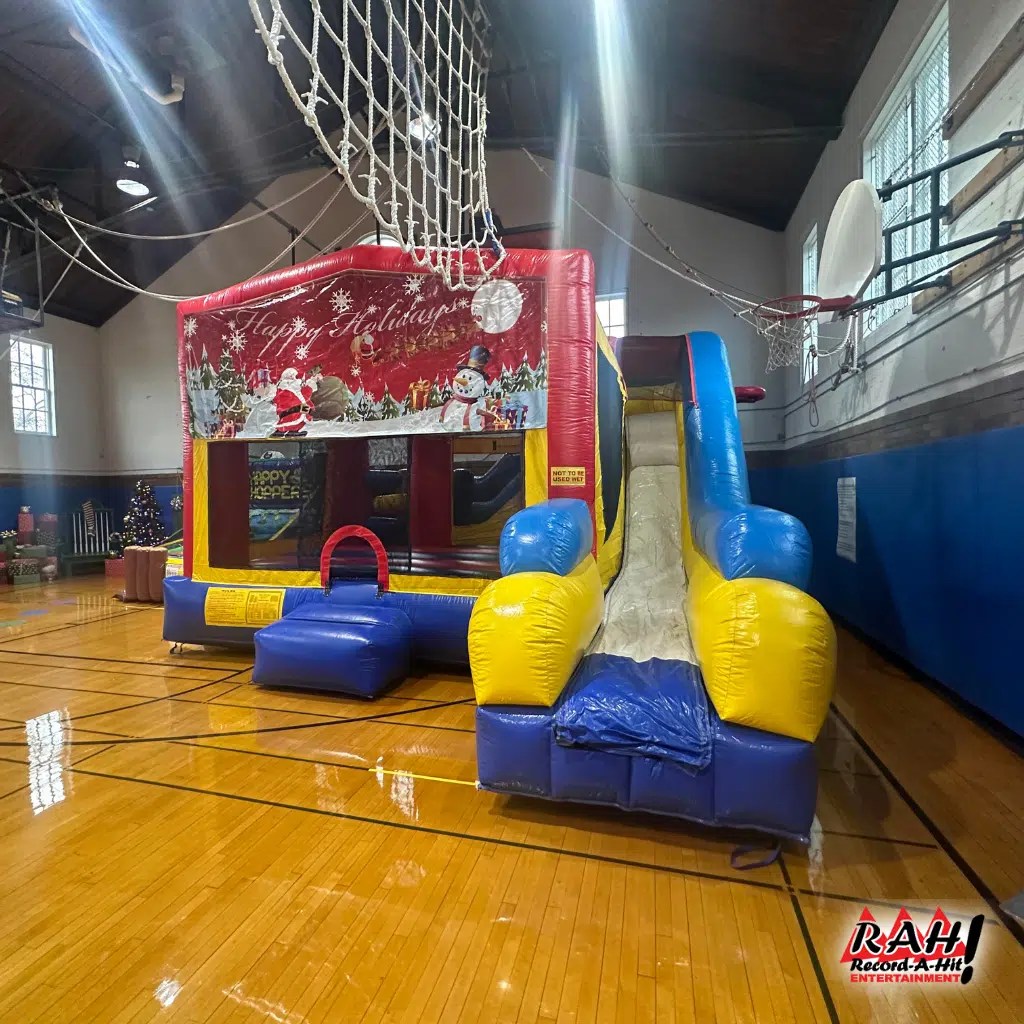 Christmas Bounce House and Slide Combo RecordAHit Entertainment