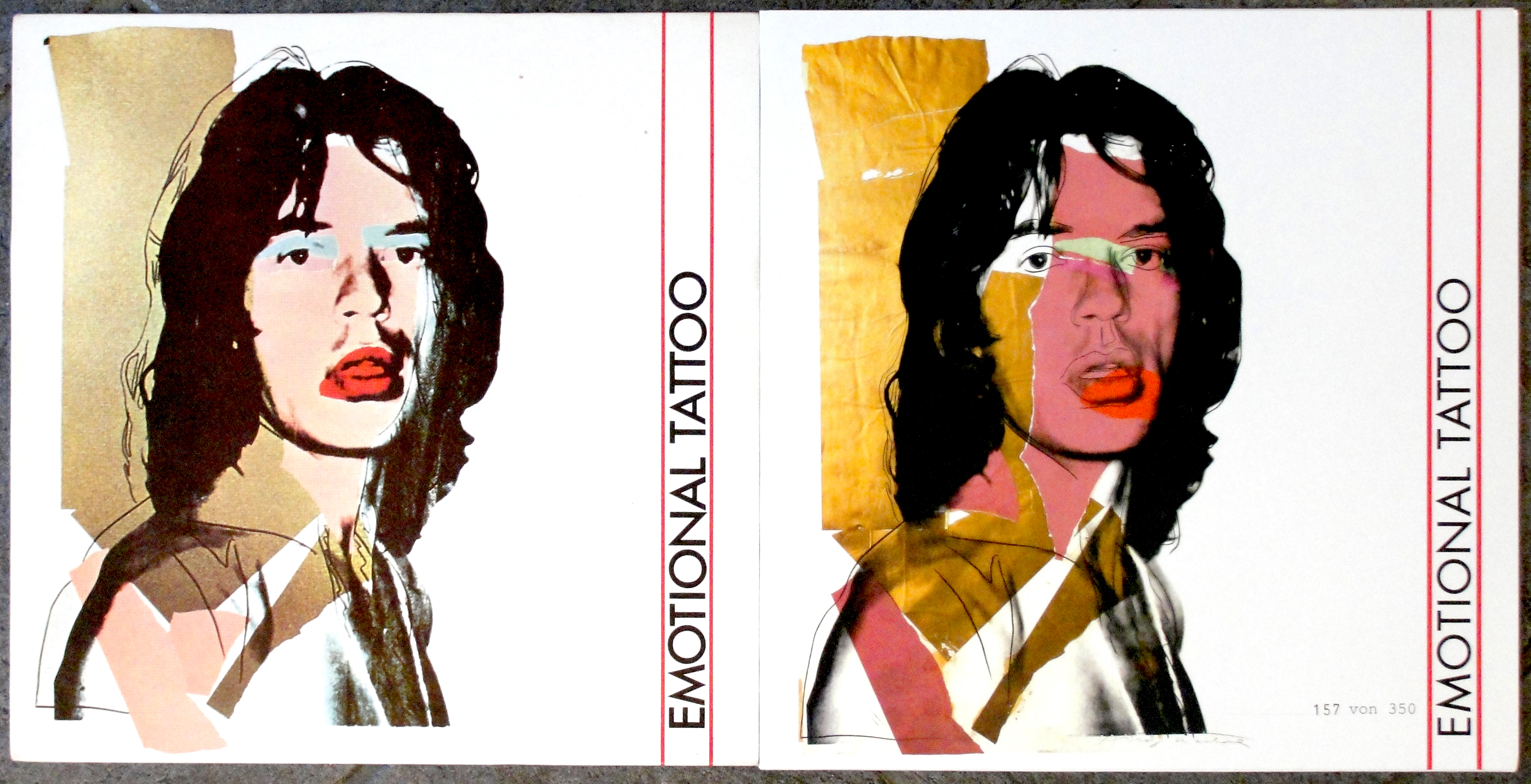 The Sources Of Andy Warhol S Record Cover Art Part 1 The 1975 Portraits Of Mick Jagger Recordart