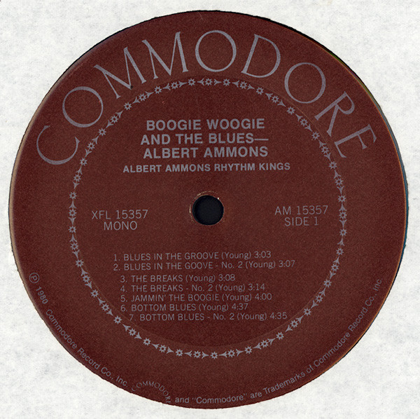 Albert Ammons Rhythm Kings Boogie Woogie And The Blues Record