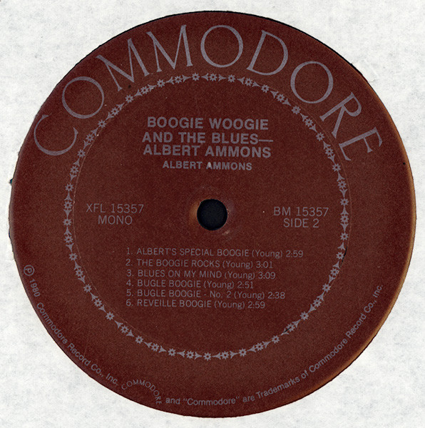 Albert Ammons Rhythm Kings Boogie Woogie And The Blues Record