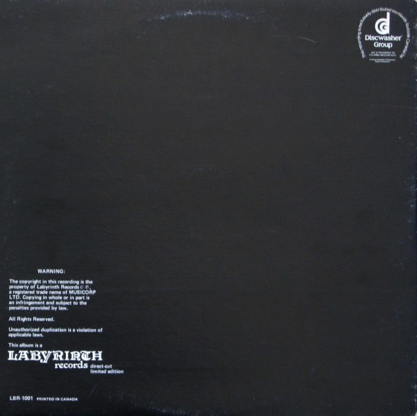 FM Direct To Disc Record Cellar Canada