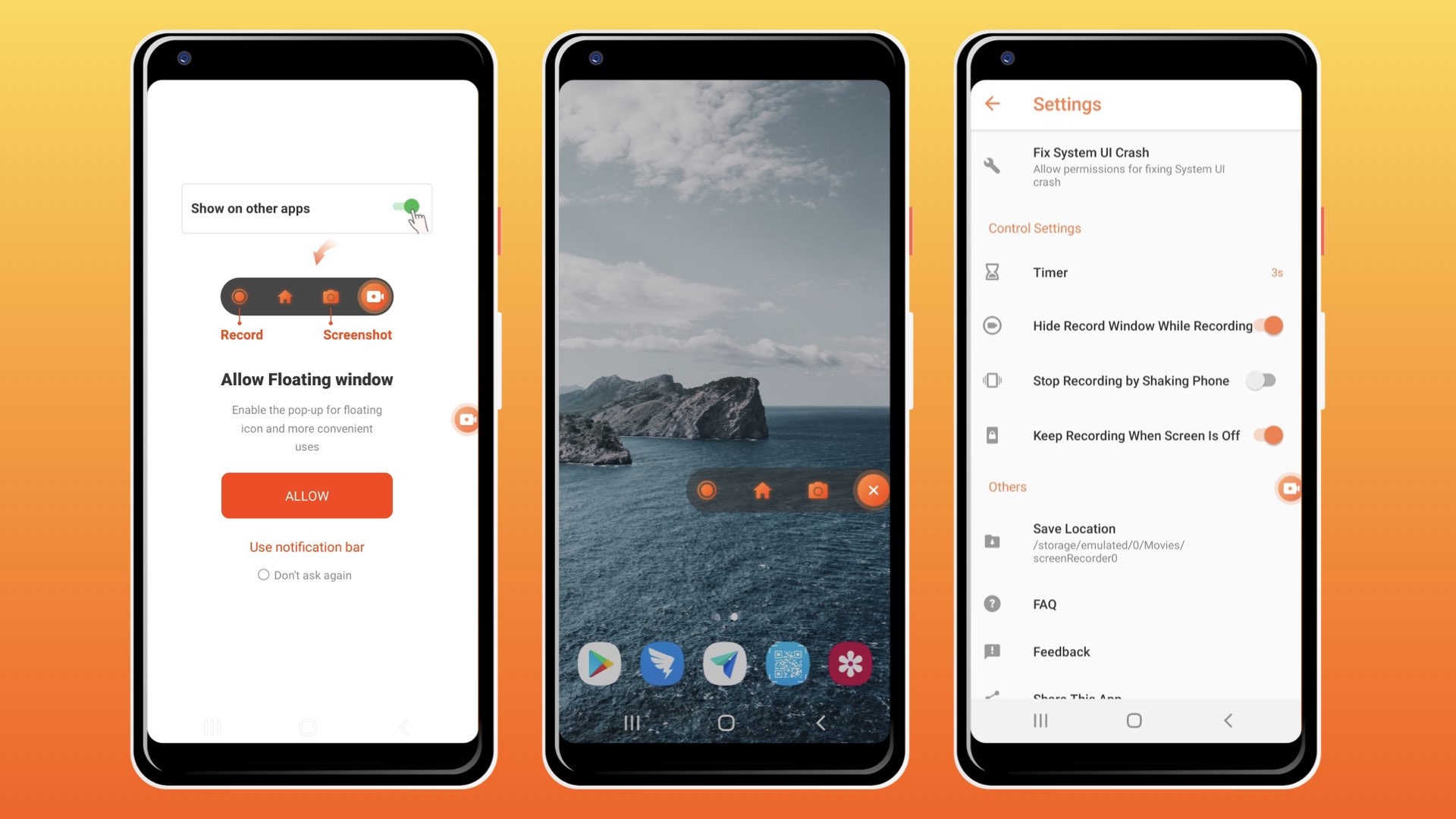 Screen Record Mobile Gameplay Easily VIDMA Screen Recorder