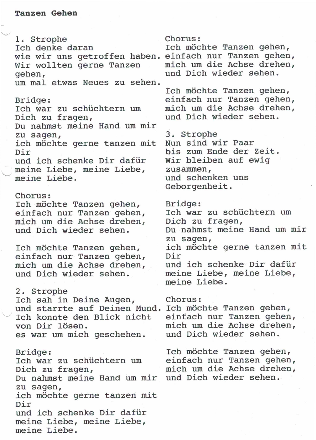 [View 23+] Songtexte Tanzen Für Mich