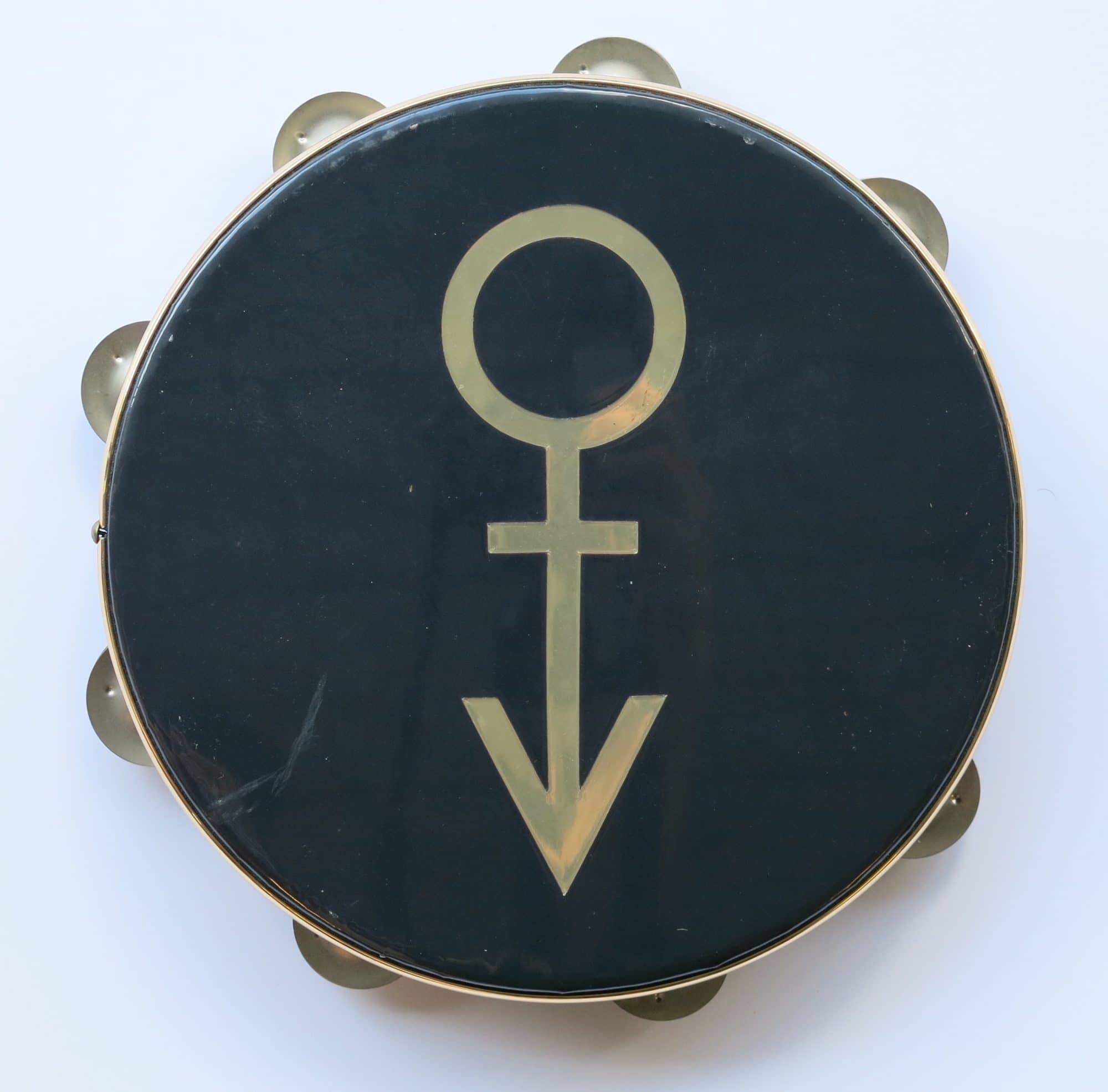 Prince Concert Used Tambourine With Full Provenance / With COA’s From