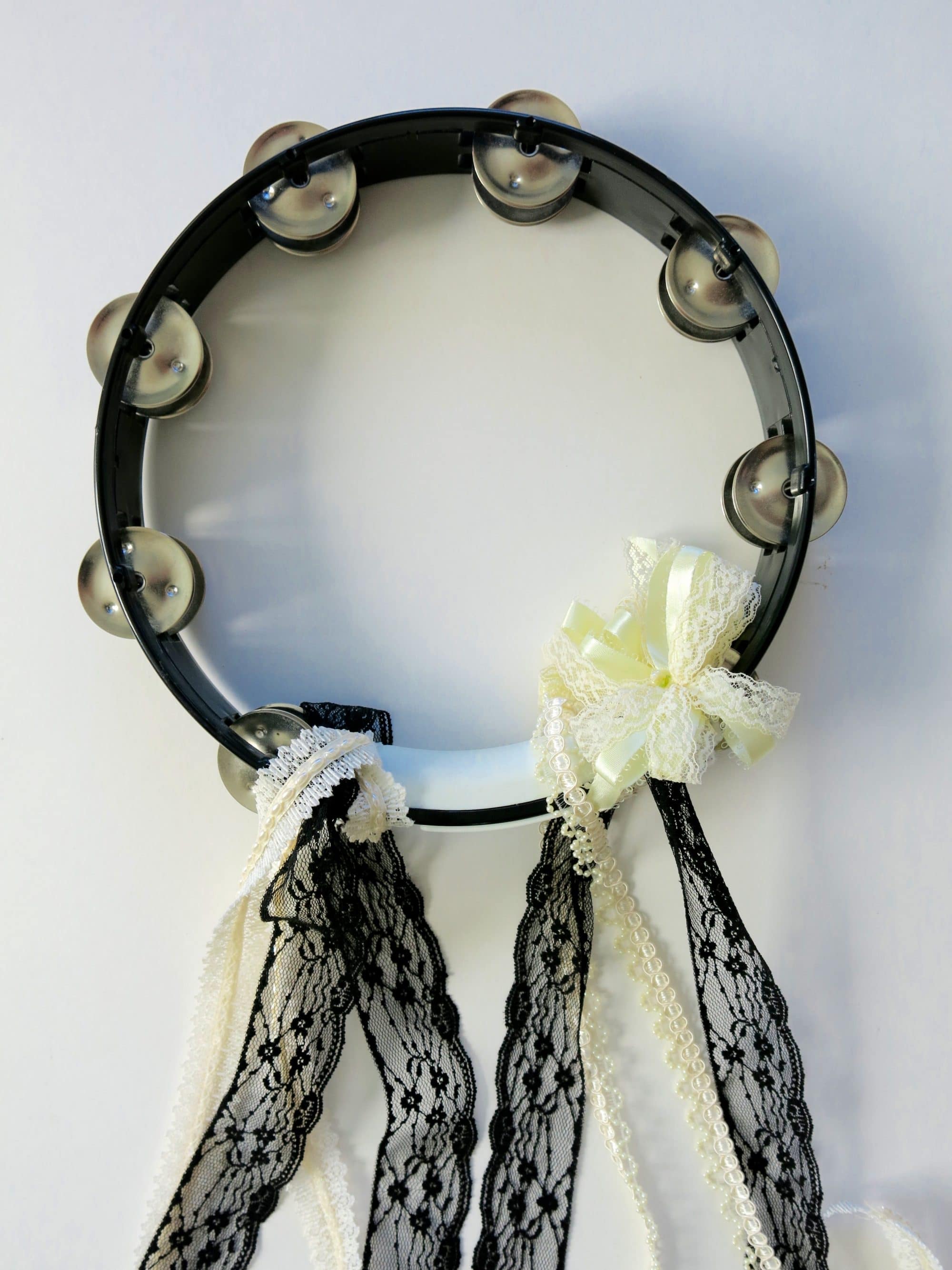 Fleetwood Mac Stevie Nicks’ StageUsed, Full Band Signed Tambourine