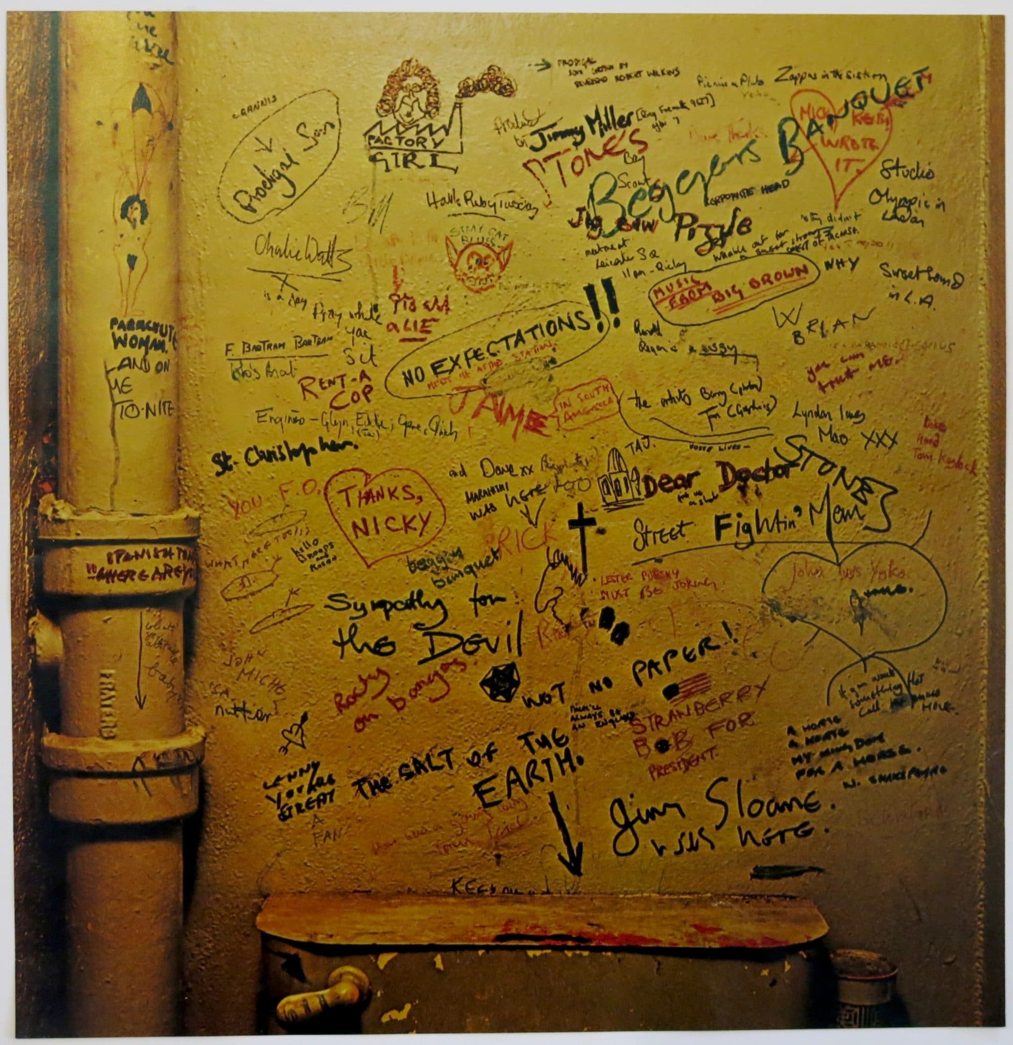 Rolling Stones Album Cover Proofs for Banned “Beggar’s Banquet