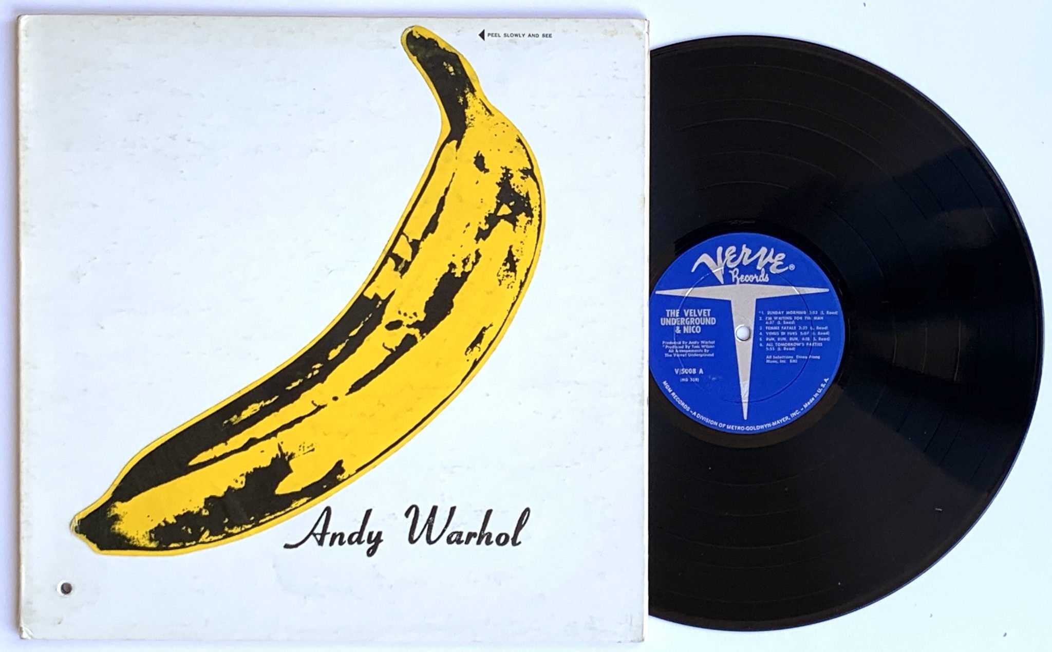 Velvet Underground & Nico 1968 LP With Fully Intact Andy Warhol