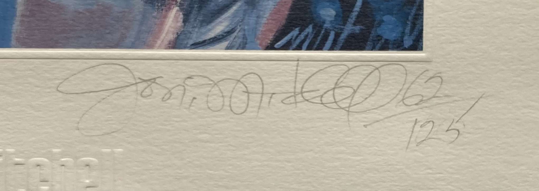 Joni Mitchell A Chair In The Sky Joni Mitchell Signed LimitedEdition Lithograph &lsquo;A Chair in the Sky