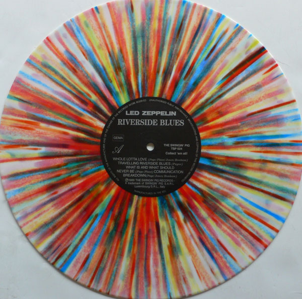 Led Zeppelin Splatter Vinyl Riverside Blues Album