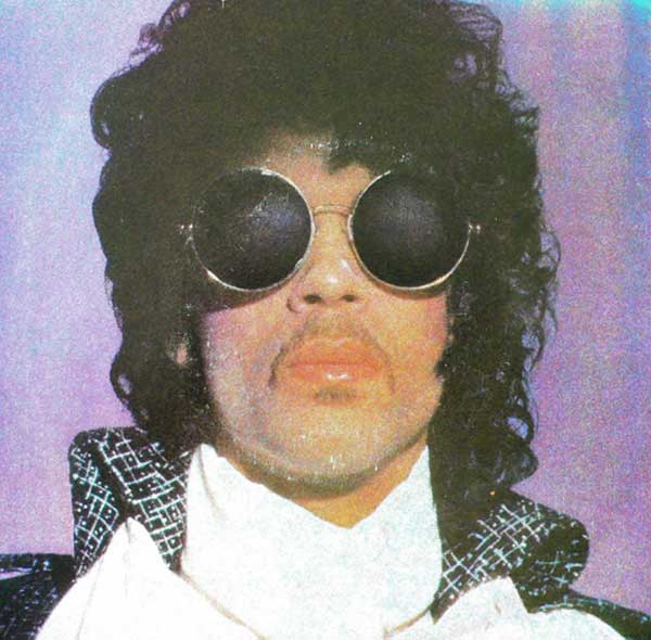 Low price & fast shipping Prince Purple Rain Worn Glasses, purple