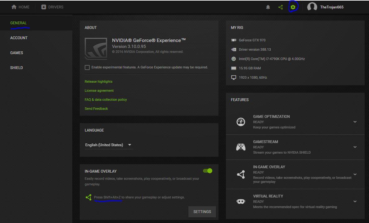 shadowplaysettings RecordonPC