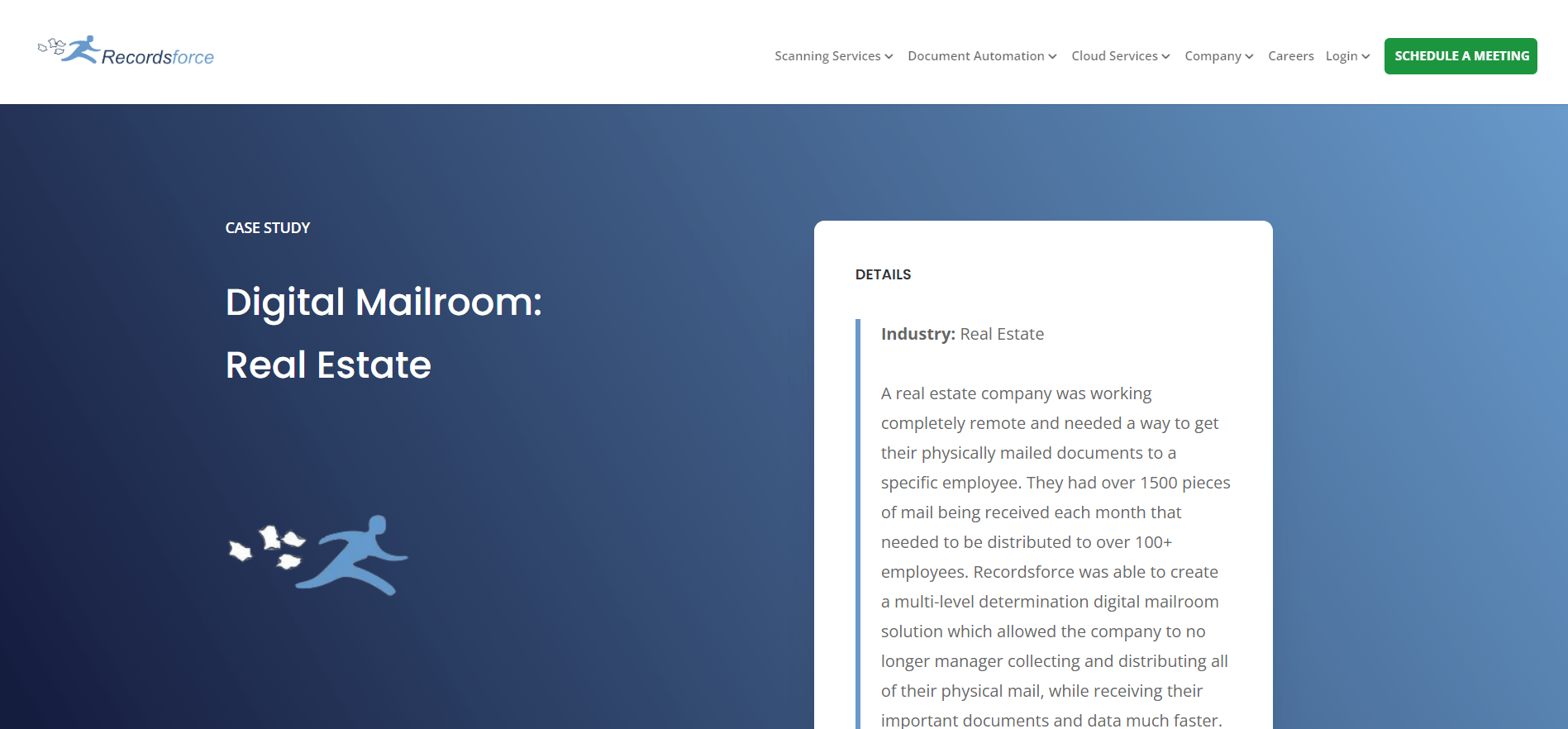 Digital Mailroom Real Estate Case Study Recordsforce