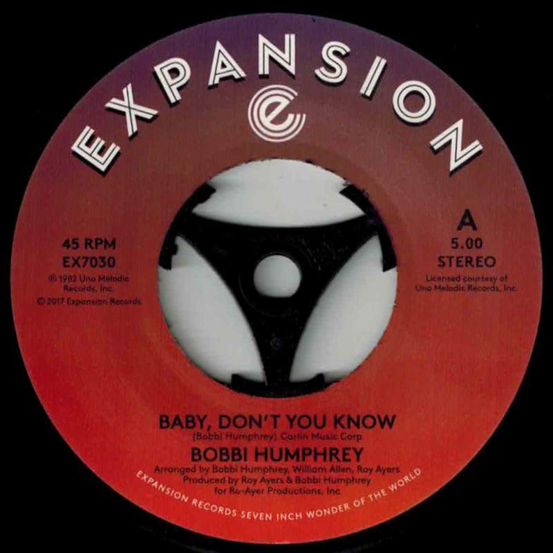 Bobbi Humphrey Baby, Don`t You Know b/w Instrumental Expansion 7"