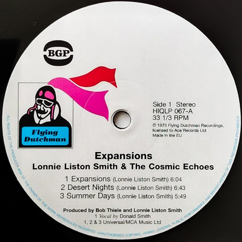 Lonnie Liston Smith & The Cosmic Echoes Expansions BGP LP