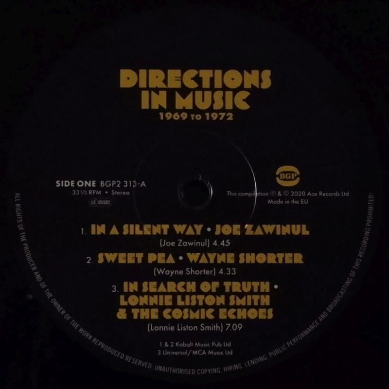 V.A. Directions In Music 1969 to 1972 Bgp 2LP
