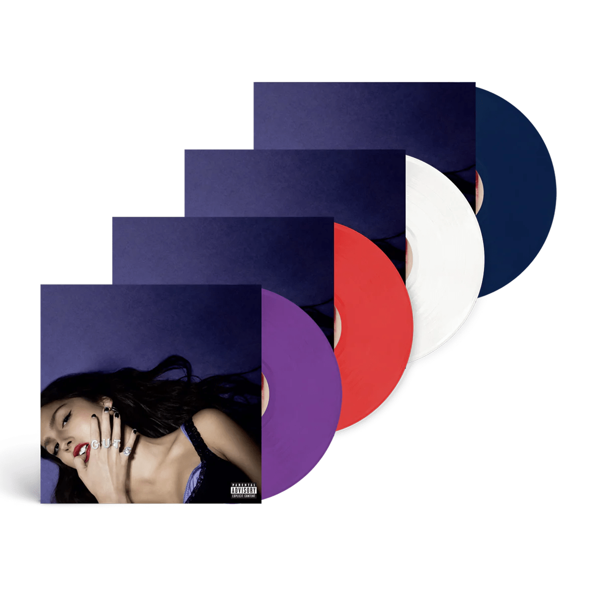 Olivia Rodrigo GUTS Limited Edition Colour Vinyl LP Bundle Recordstore
