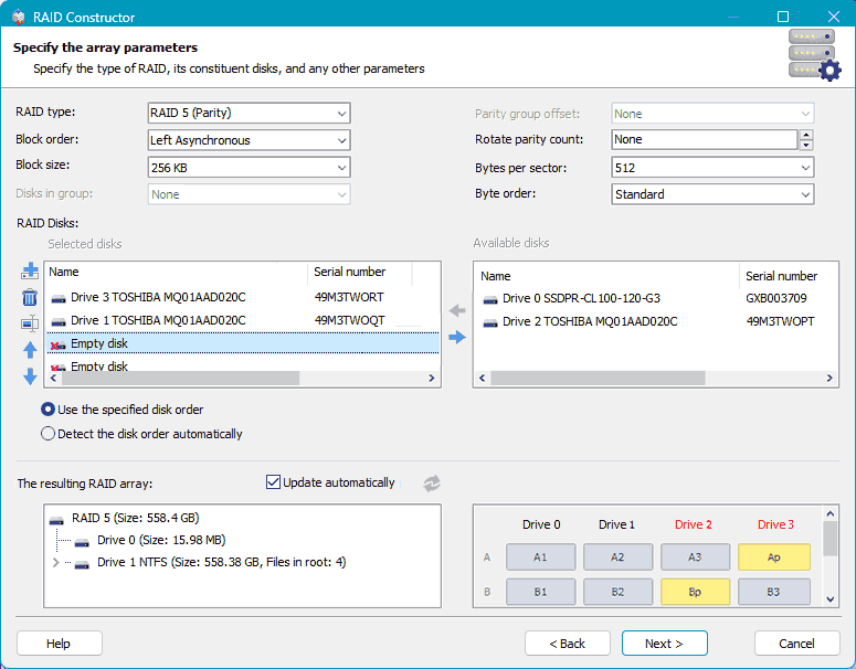Recovering data from RAID after controller failure