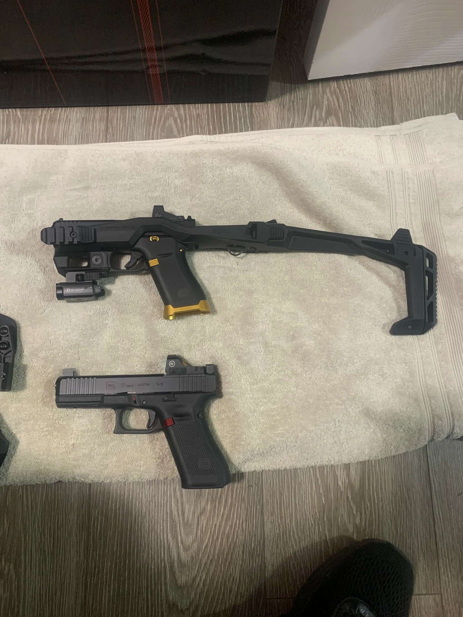 20/20®N43 Stabilizer Kit for Glock G43, G43X & G48 (Inc Umarex & Cybergun).