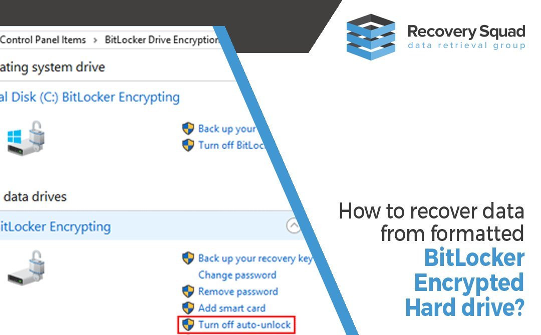 How to Recover Data from Formatted BitLocker Encrypted Hard Drive?