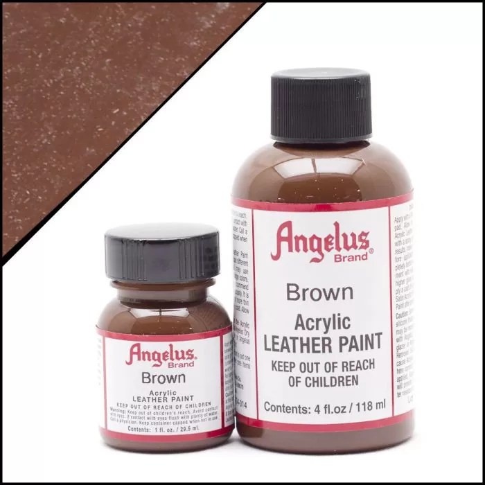 Angelus Leather Paint Brown Recreated