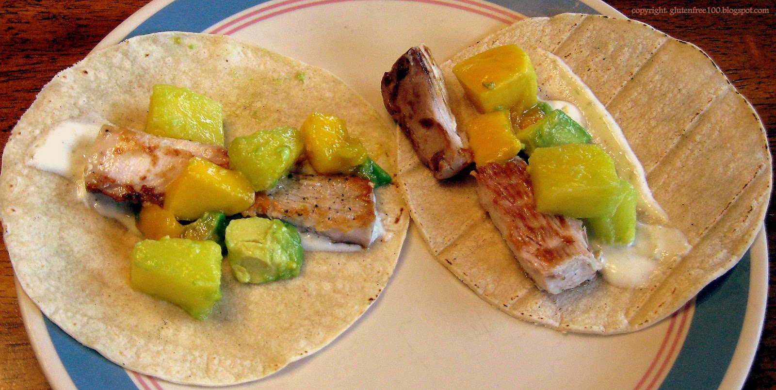 Gluten Free Fish Tacos with Mango Pineapple Salsa Recipe