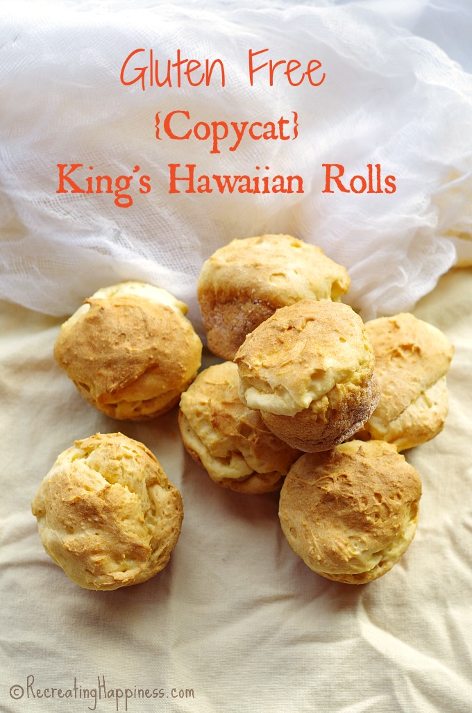 Hawaiian Bread Rolls {a Gluten Free copycat}