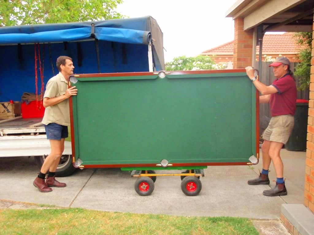 How to Move a Pool Table With or Without Disassembling It