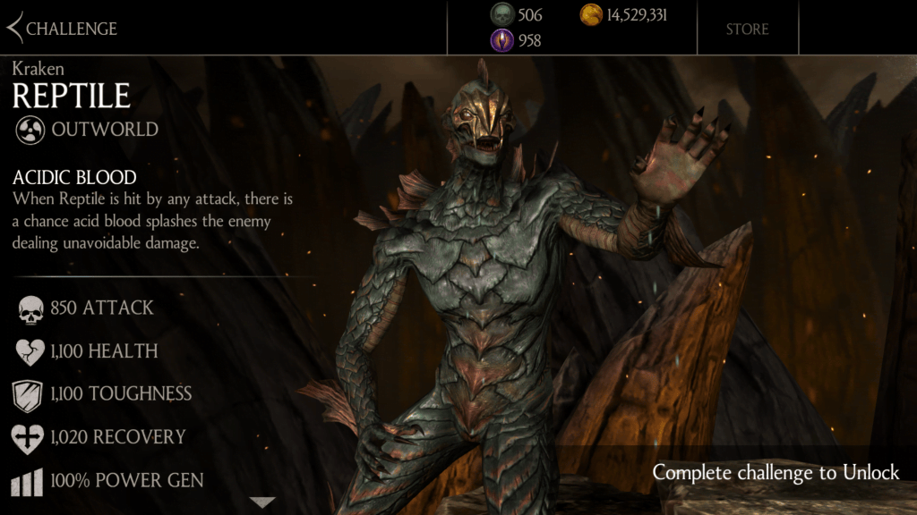 Mortal Kombat X mobile Challenge (12/13/18) Kraken