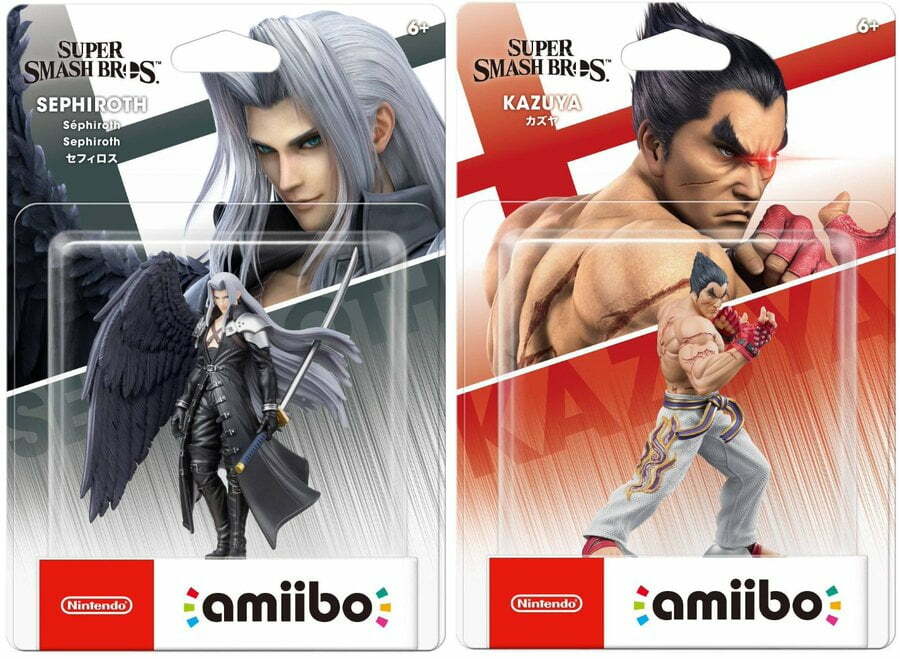 Kazuya & Sephiroth Amiibo are now available for preorder