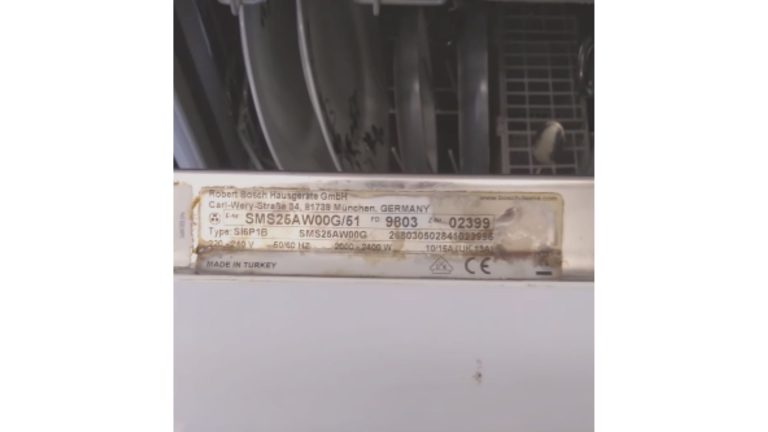 What Do Bosch Dishwasher Model Numbers Mean? (Explained) - RectifyHome