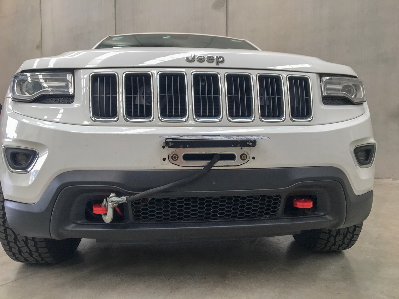 Hidden Winch Mount, Grand Cherokee Wk2, 20112020 Recurve