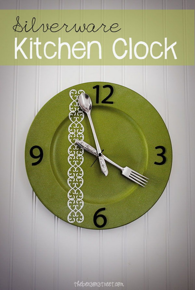 Silverware Kitchen Clock