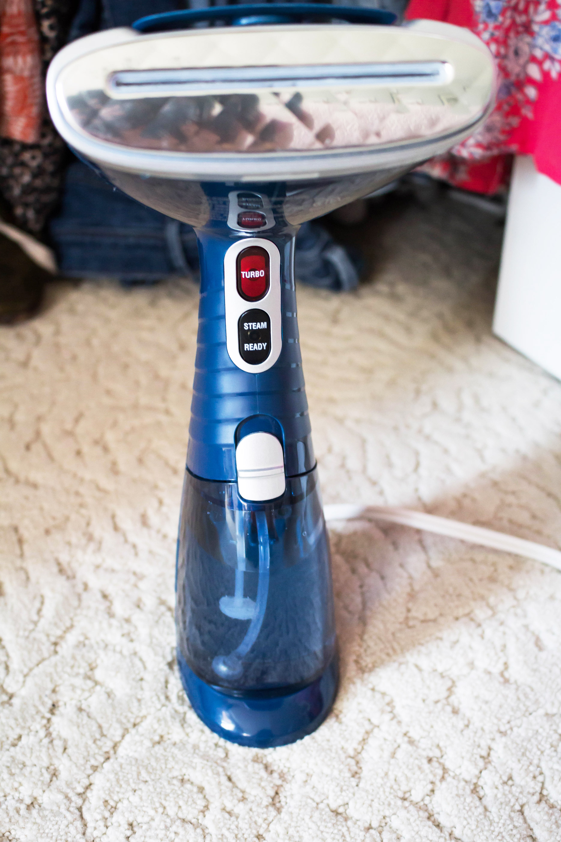 Review Conair Turbo ExtremeSteam Handheld Fabric Steamer Recycled Roses